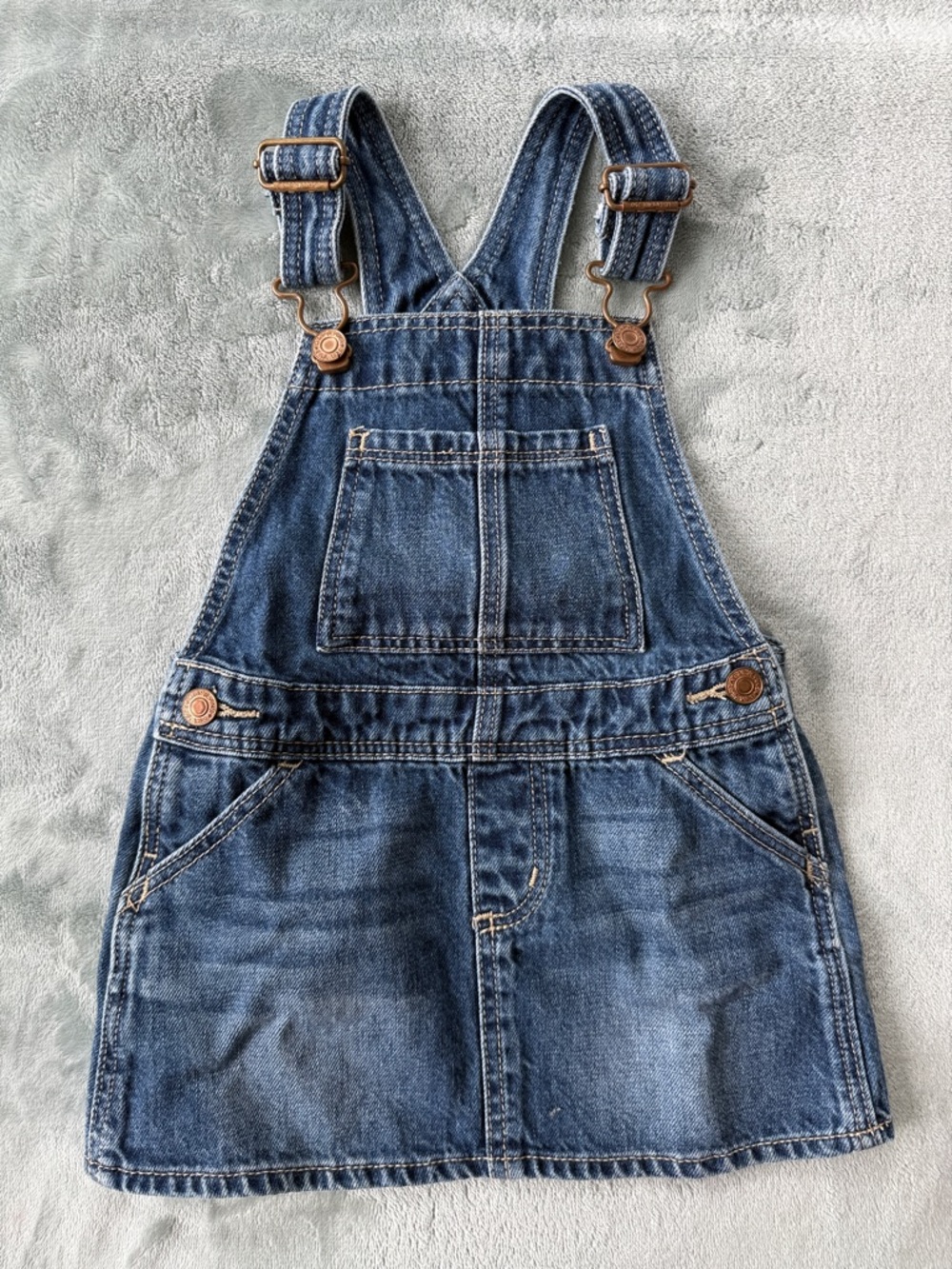 Toddler 18-24m Denim Overall Skirt - Blue